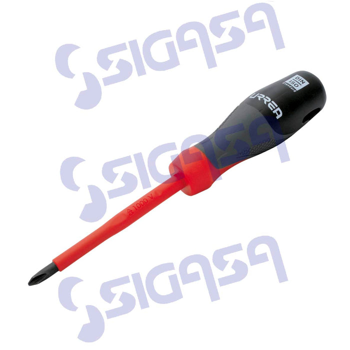DESARMADOR URREA 9701T TRIMATERIAL 1000VOLTS/DP- # 1x3/5-32