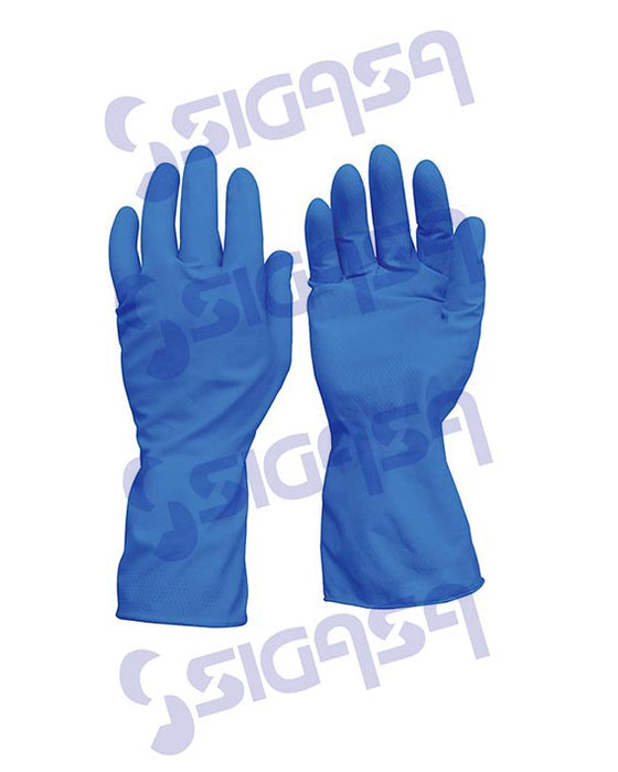 GUANTE FOY 144161 GRANDE LATEX DOMESTICO AZUL DESC