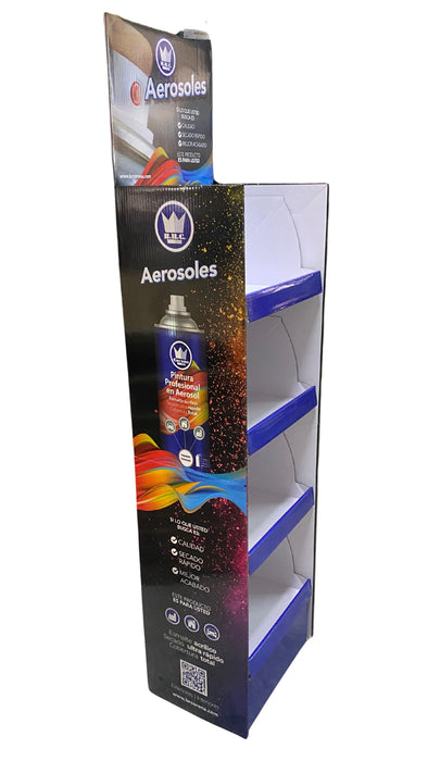 EXHIBIDOR / DESPACHADOR DE PINTURA AEROSOL CORONA