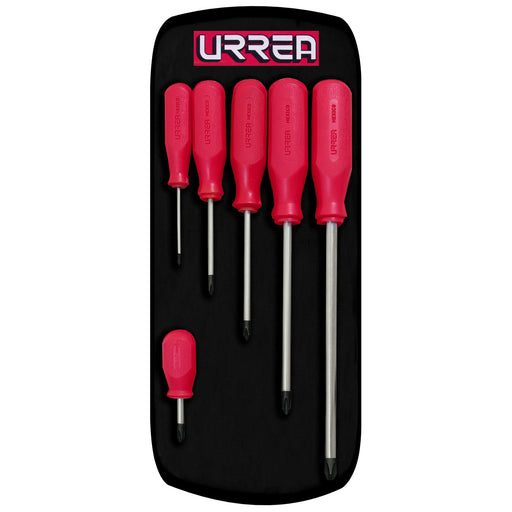 Jgo urrea 9600ar c/6 desarmadores serie r phillips - Sigasa