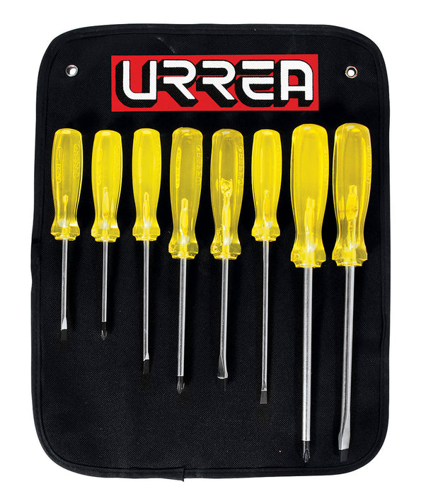 jgo urrea 9600d destornillador 8 pza - SIGASA