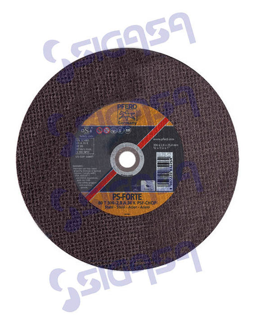 DISCO PFERD CORTE ACERO/METAL PLANO PSF 14" x 1/8 x 1" (817605), CMP-PFERD, SIGASA, SIGASA