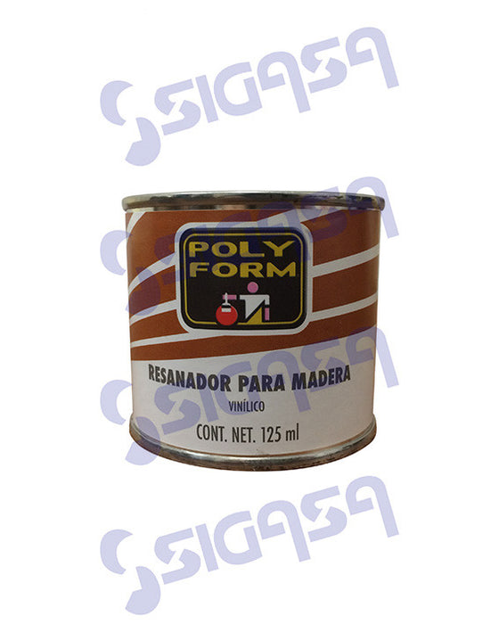 resanador nogal 125ml.  polyform - SIGASA