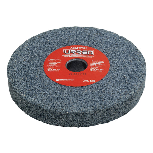 Rueda urrea a60a20025 gris 200x25x25.4mm grano 60 - Sigasa