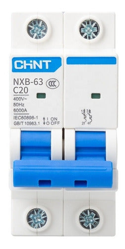 INT. TERMOMAGNETICO 2p 63a C 6kA RIEL DIN