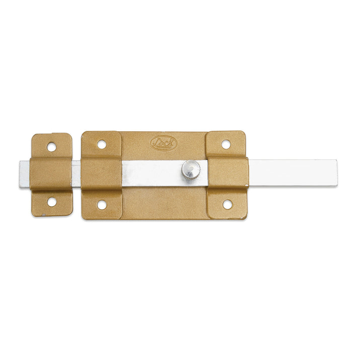 PASADOR LOCK L038D DORADO 12 cms ECON, LOCK, SIGASA, SIGASA