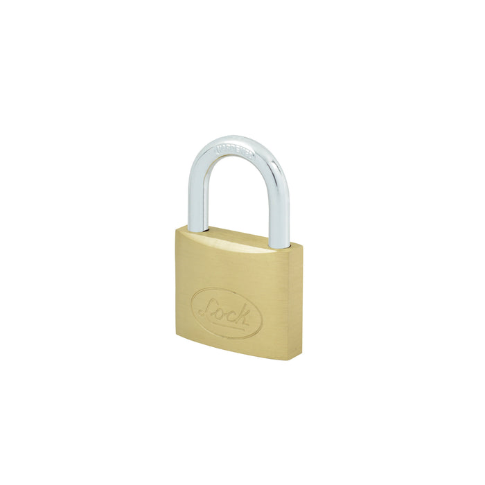 CANDADO LOCK L20S50EB 50mm LATON STD CORTO, LOCK, SIGASA, SIGASA