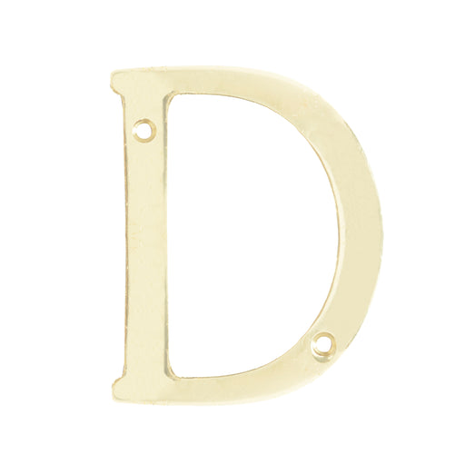 LETRA LOCK L701DLB "D" LATON BRILLANTE 4", LOCK, SIGASA, SIGASA