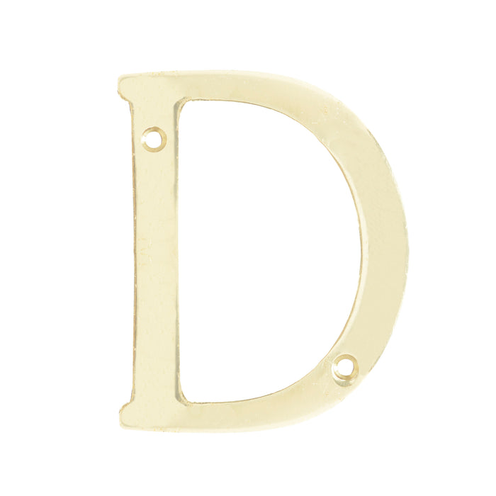 LETRA LOCK L701DLB "D" LATON BRILLANTE 4", LOCK, SIGASA, SIGASA