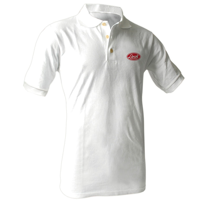 PLAYERA LOCK LPOBL POLO BLANCA TALLA L