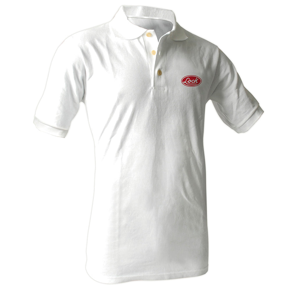 PLAYERA LOCK LPOBL POLO BLANCA TALLA L — SIGASA