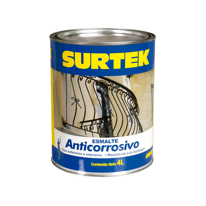 pintura surtek sp30300 esmalte blanco 4l anticorrosivo - SIGASA