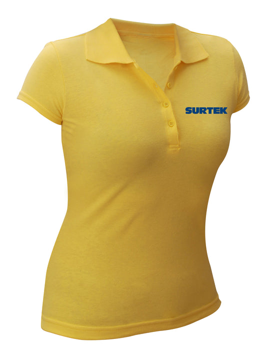 playera surtek spodam polo dama amarilla mediana - SIGASA