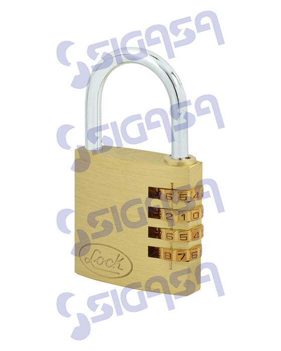 CANDADO LOCK 11CA COMBINACION 30mm PROGRAMABLE