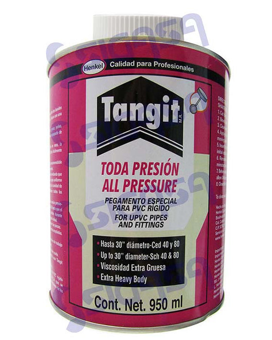 TANGIT TODA PRESION 950 ml. Ttp-950 ROSA, CMP-RESISTOL/TANGIT, SIGASA, SIGASA