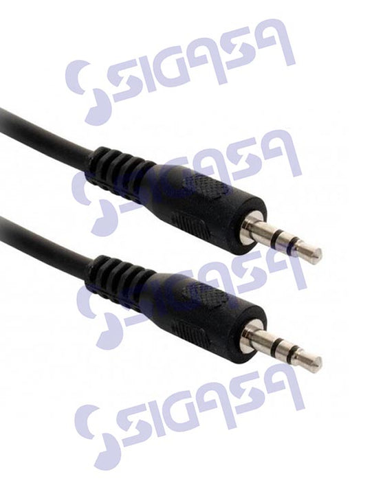 CABLE DE AUDIO 2 PLUG 3.5mm 1.8mts. STEREN 255-258