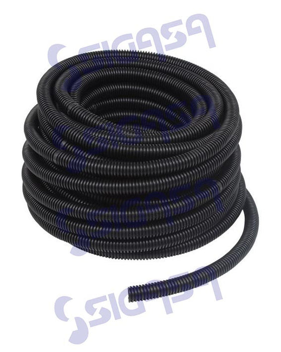 POLIFLEX NEGRO AUTOMOTRIZ RANURADO 1/4 (ROLLO 100mts), TUPSSA, SIGASA, SIGASA