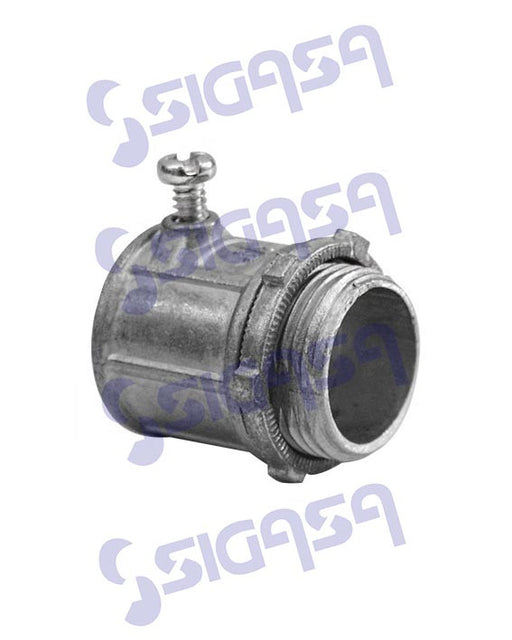 CONECTOR CONDUIT PARED DELGADA GALV. 13mm - 1/2", CMP-TUBO CONDUIT, SIGASA, SIGASA