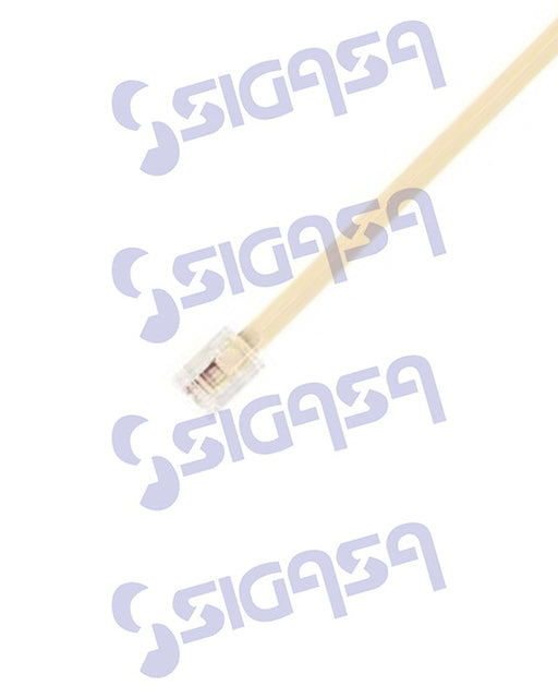 CABLE TELEFONO PLANO 4.50 MTS. STEREN 304-015, CMP-STEREN, SIGASA, SIGASA