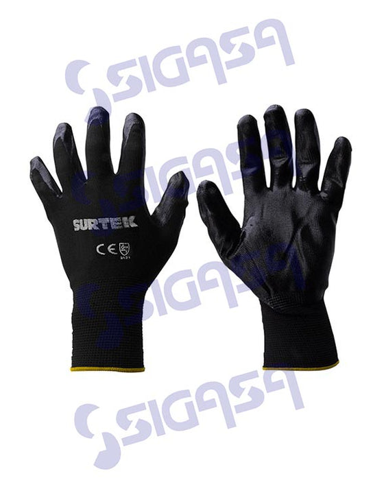 GUANTE SURTEK 137405 NYLON C/NITRILO GRANDE