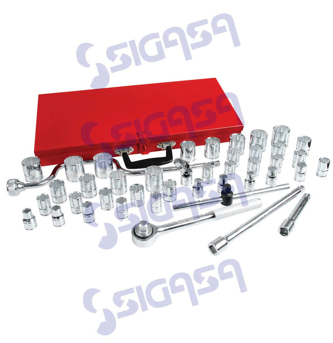 JGO URREA 5400SM C/43 PZA DADOS-ACCS 1/2