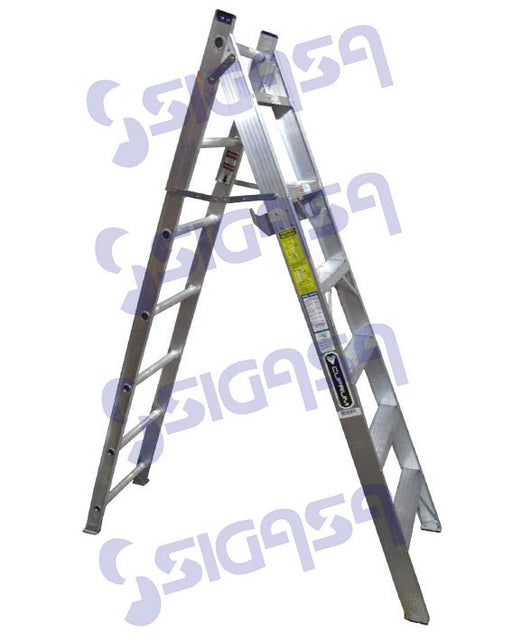 ESCALERA CONVERTIBLE 17 ESC. (5.00mts) TIPO II MOD. 2287-17, CMP-ESCALERAS, SIGASA, SIGASA