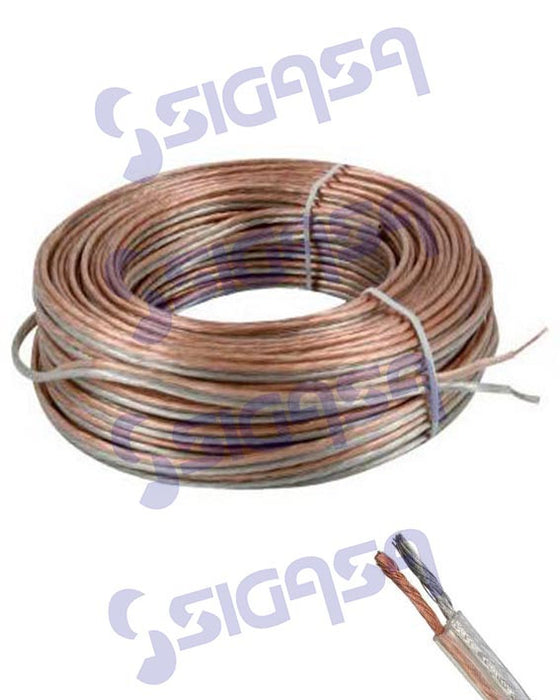 CABLE POLARIZADO P/BOCINAS 2 X 18 VIAKON (ROLLO 100 MTS), CMP-VIAKON, SIGASA, SIGASA