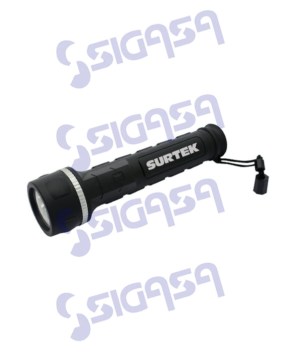 LINTERNA SURTEK LA33D ANTI-IMPACTO/3 LED/3 PILA D