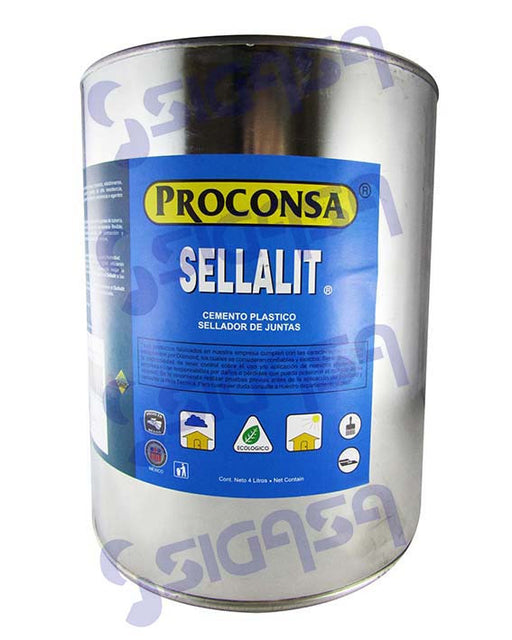 SELLALIT  4 LITROS PASTA COLOR NEGRO PROCONSA, CMP-PROCONSA, SIGASA, SIGASA