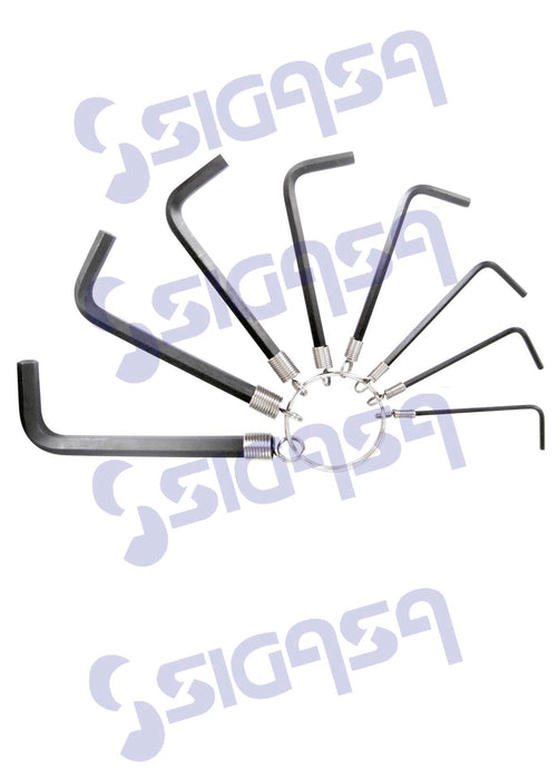 JGO BALTA 190020 C/8 LLAVES ALLEN MM C/ARGOLLA DESC