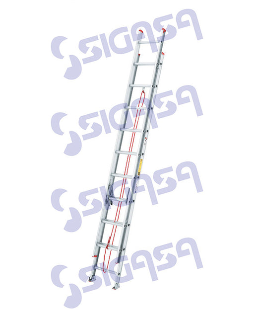 ESCALERA EXTENSION ALUMINIO 20 ESC. (5.23mts) TIPO III MOD. 494-20N, CMP-ESCALERAS, SIGASA, SIGASA