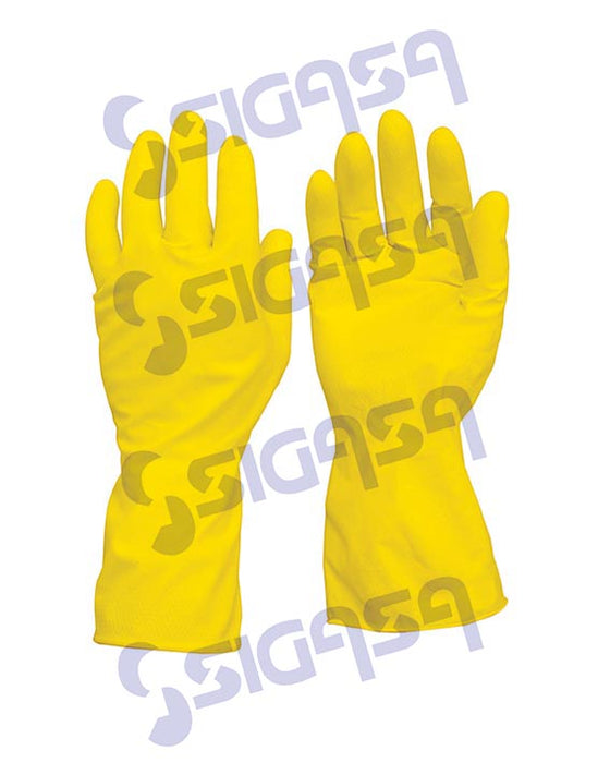 GUANTE SURTEK 137396 LATEX #9 AMARILLO