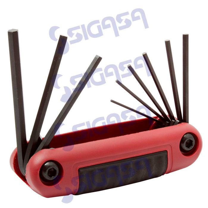 JGO URREA 4978B C/9 PZA LLAVES HEXAGONALES