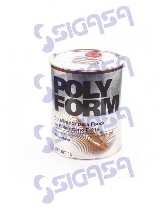 CATALIZADOR F para FONDO F-218 DE  1 LT.POLYFORM