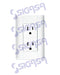 CONTACTO BT-MODUS E6028N DUPLEX C/TIERRA, QUNZINO MX, SIGASA, SIGASA