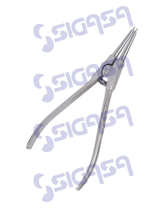 PINZA URREA 368P P/ANILLO EXT .070" 0 u/pes