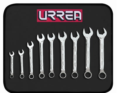 JGO URREA 1200MT9 C/9 LLAVES COMBINADAS CORTAS METRICAS