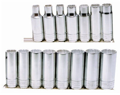 JGO URREA 54207 DADOS LARGOS 12 PZA 1/2 MM
