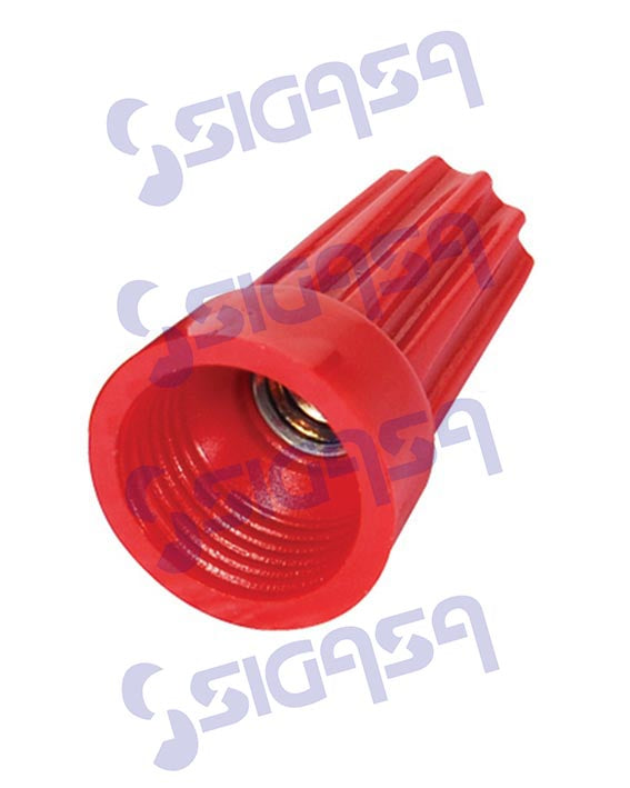 CAPUCHON SURTEK CPC8 136806 ROJO P/CABLE 12-8AWG BOLSA C/5 PZA — SIGASA