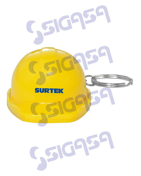 LLAVERO SURTEK 127195 DESTAPADOR EN FORMA CASCO