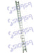 ESCALERA EXTENSION ALUMINIO 40 ESC. (10.67mts) TIPO II MOD. C2224-40PG), CMP-ESCALERAS, SIGASA, SIGASA