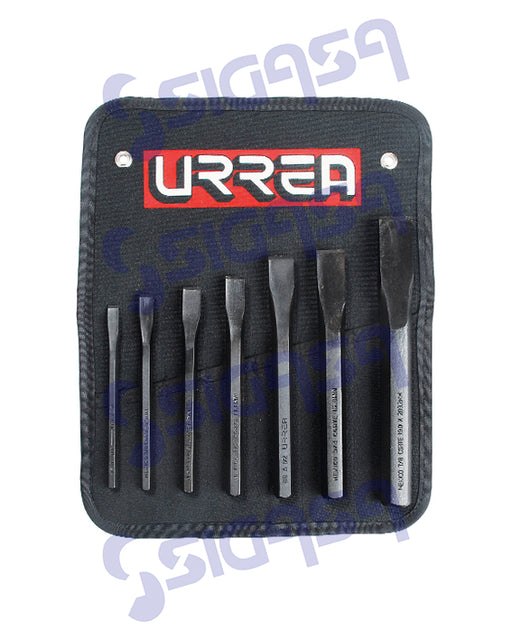 jgo urrea 86b cinceles 7 pza - SIGASA