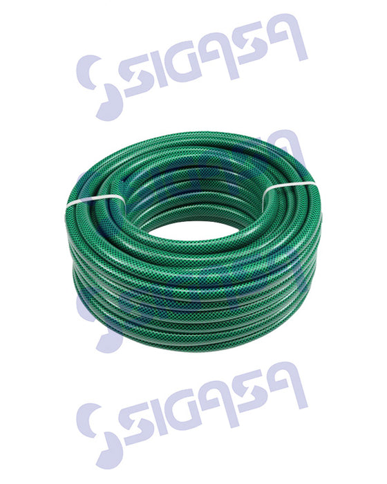 MANGUERA VERDE TRAMADA 1/2x100mts MOD VICTORIA XL - SIGASA
