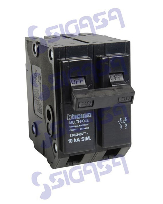 INT. TERMOMAG BTPLUG BTN2/30  2x30amp, BT INTERRUPTORES, SIGASA, SIGASA