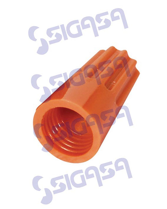 CAPUCHON SURTEK CPC14 NARANJA P/CABLE 16-14AWG BOLSA C/20 PZA