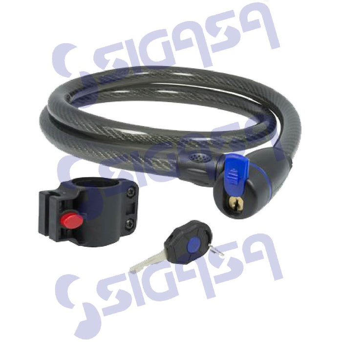 CANDADO LOCK 12CN C/CABLE 1.5x100cm