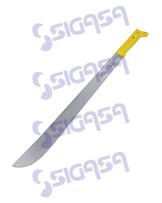 MACHETE SURTEK 130496 RECTO 16" AMARILLO (PVL)