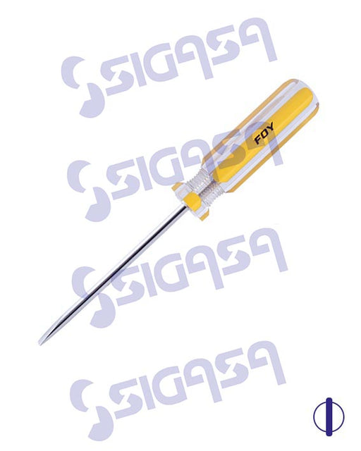 DESARMADOR FOY DEP48 PVC DR1/4x8" PLANO STD - SIGASA