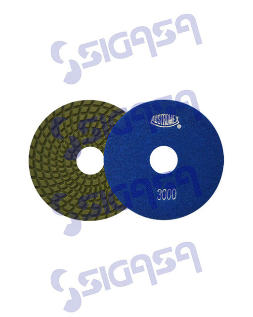 DISCO 2876 DIAMANTADO 4" C/VELCRO #3000 EASY CUT*, AUSTROMEX, SIGASA, SIGASA