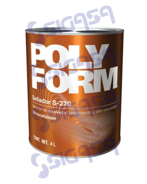 SELLADOR PARA MADERA POLYFORM 4 Lts. S-270, CMP-POLYFORM, SIGASA, SIGASA